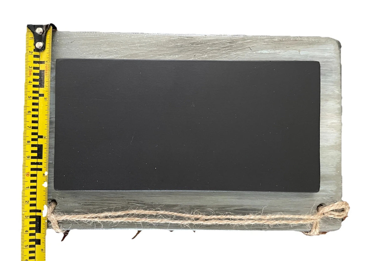 Wood Sign Chalkboard Overlay With Stand