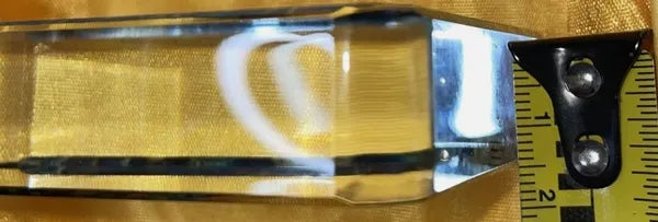 Shipwreck Heavy Rectangle Glass Paperweight