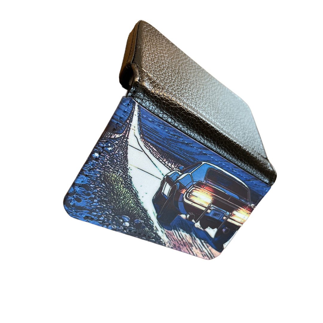 Sports Car Magnetic Folding Card Holder