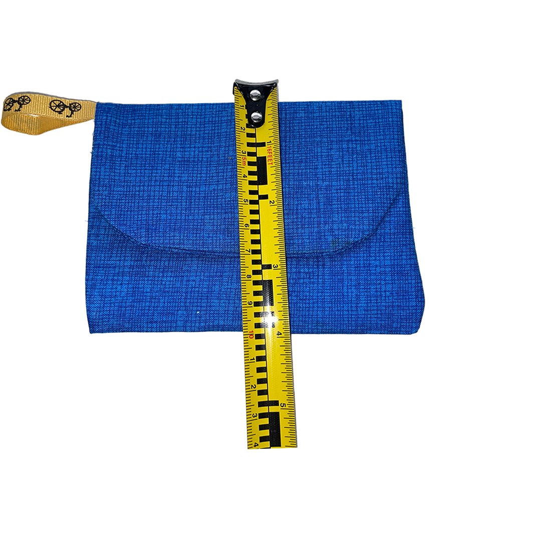Blue Cotton Pouch