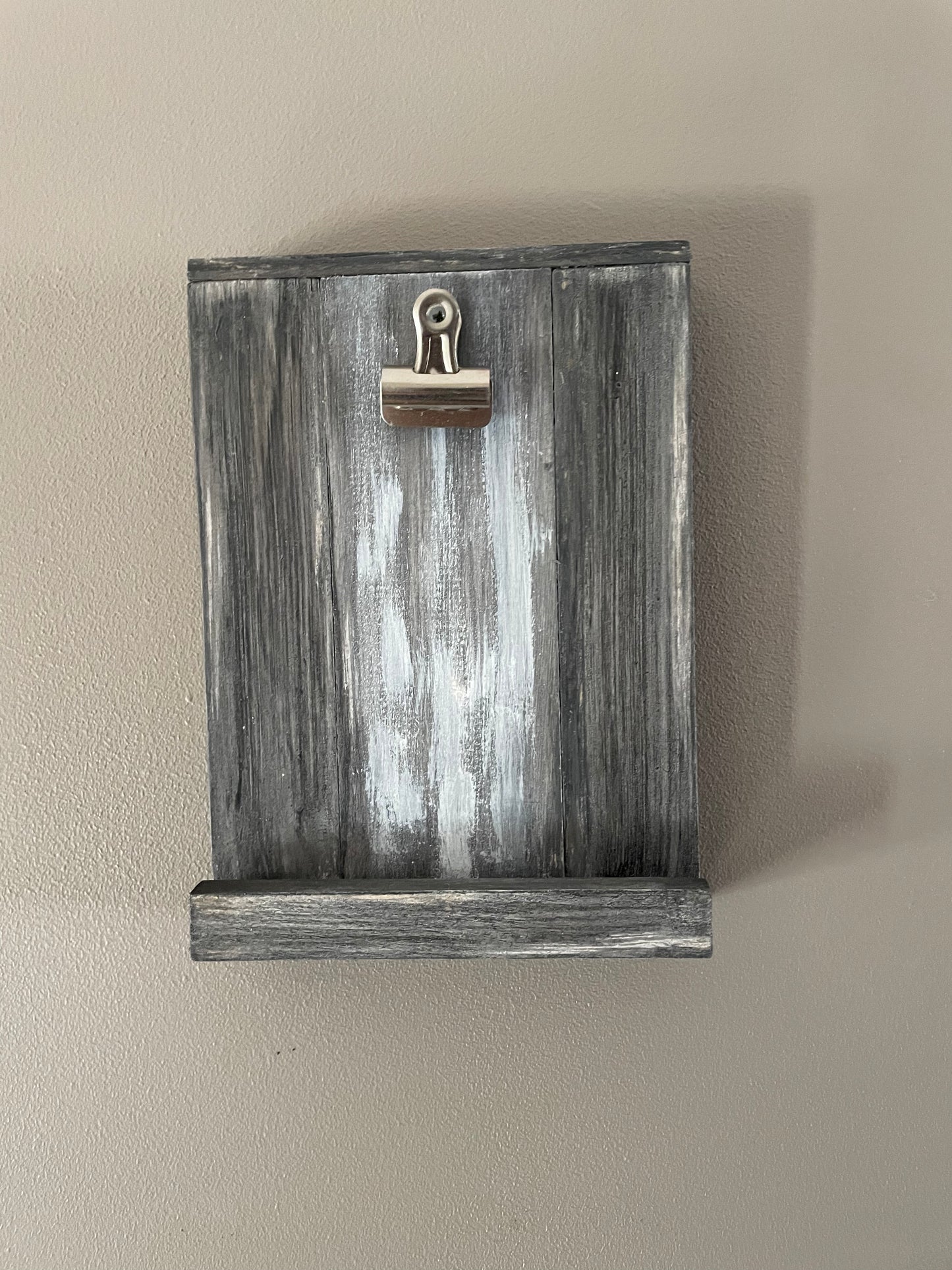 Grey Pine Wood Wall Picture Holder