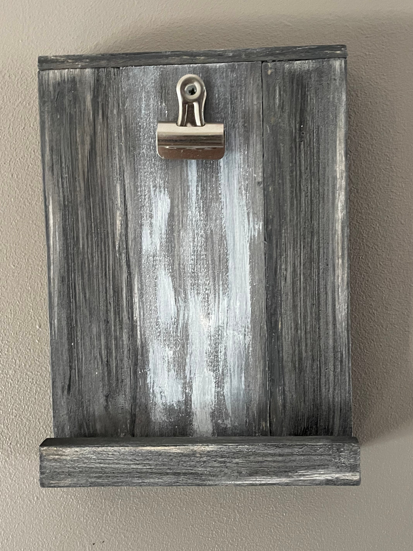 Grey Pine Wood Wall Picture Holder