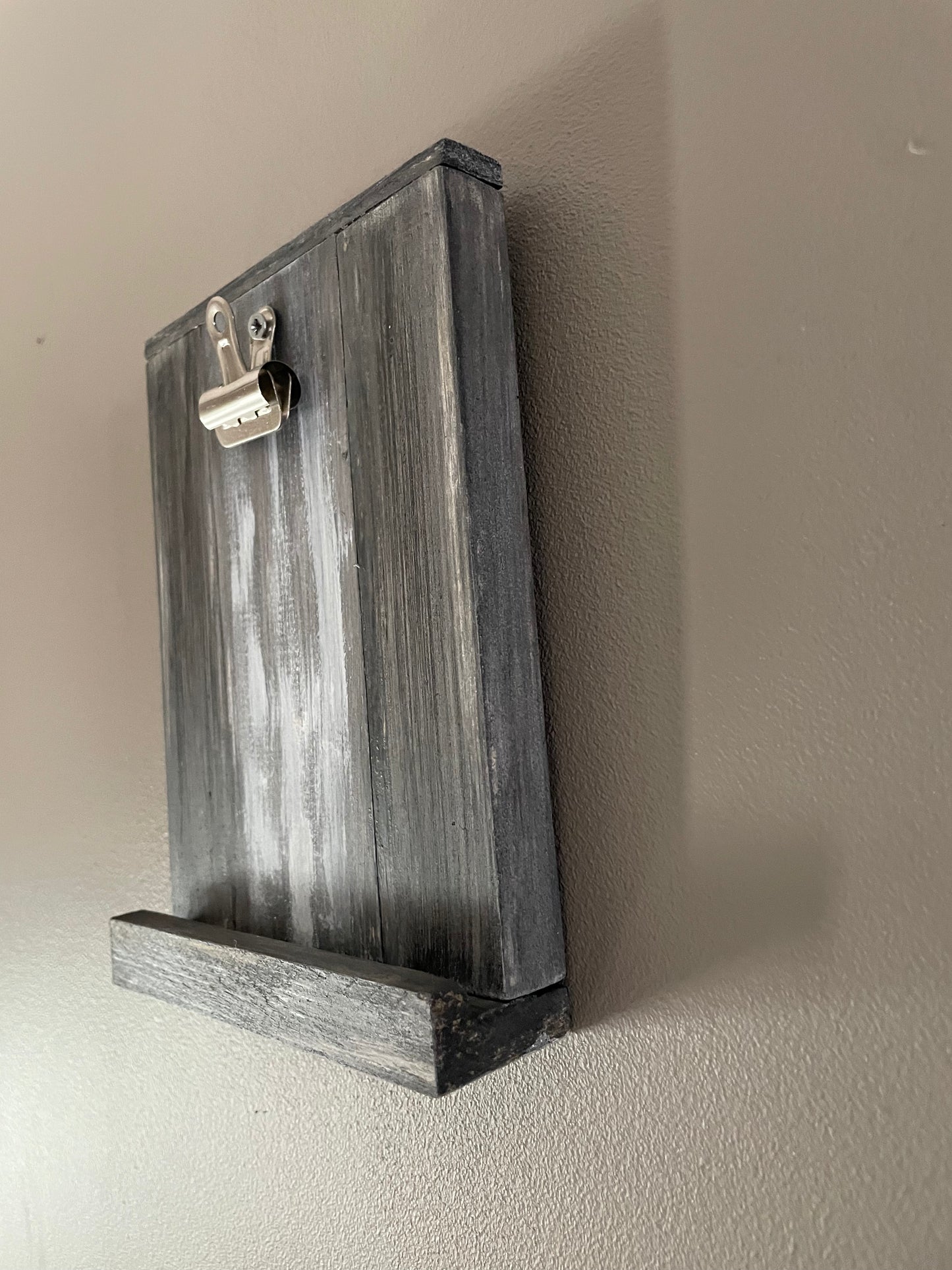 Grey Pine Wood Wall Picture Holder
