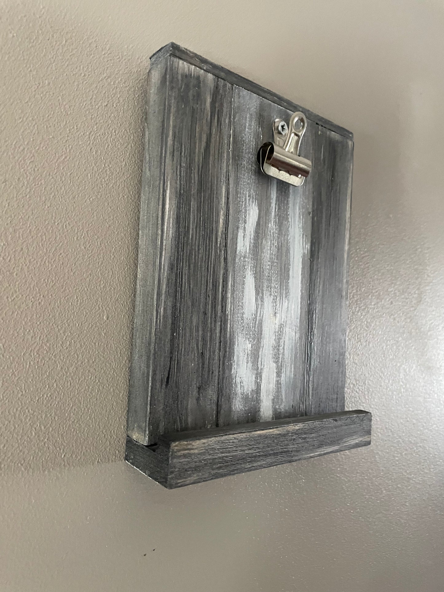 Grey Pine Wood Wall Picture Holder