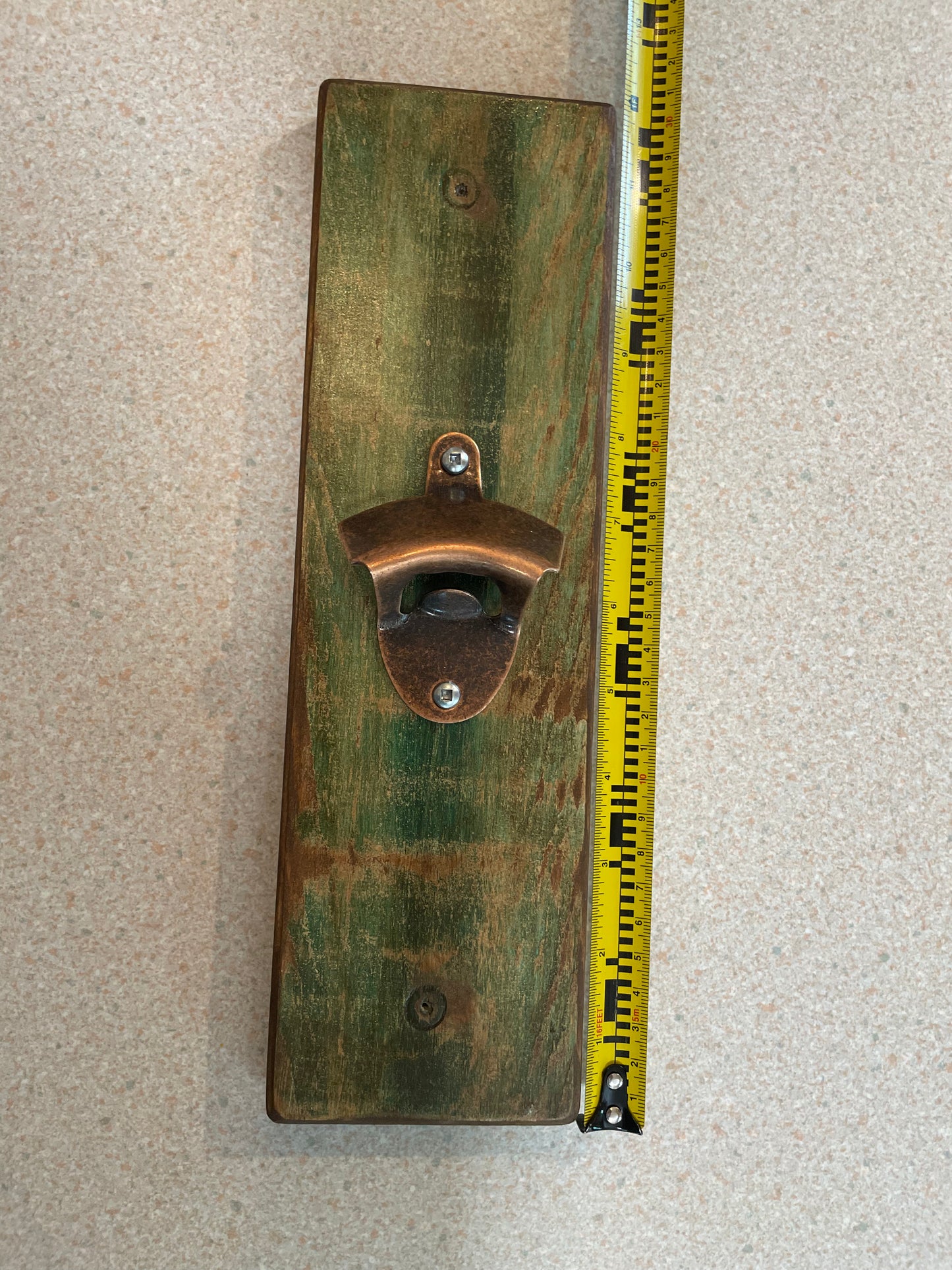 Bottle Opener - Pine Wood - Wall Mount