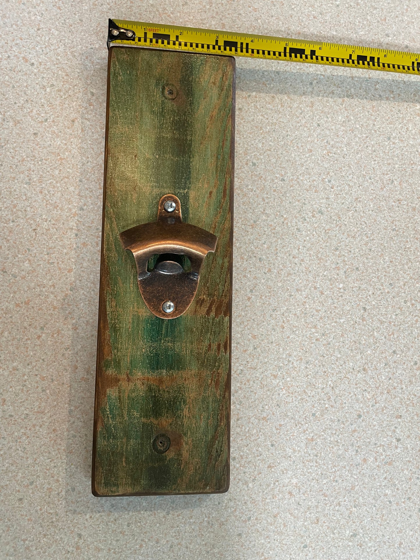 Bottle Opener - Pine Wood - Wall Mount