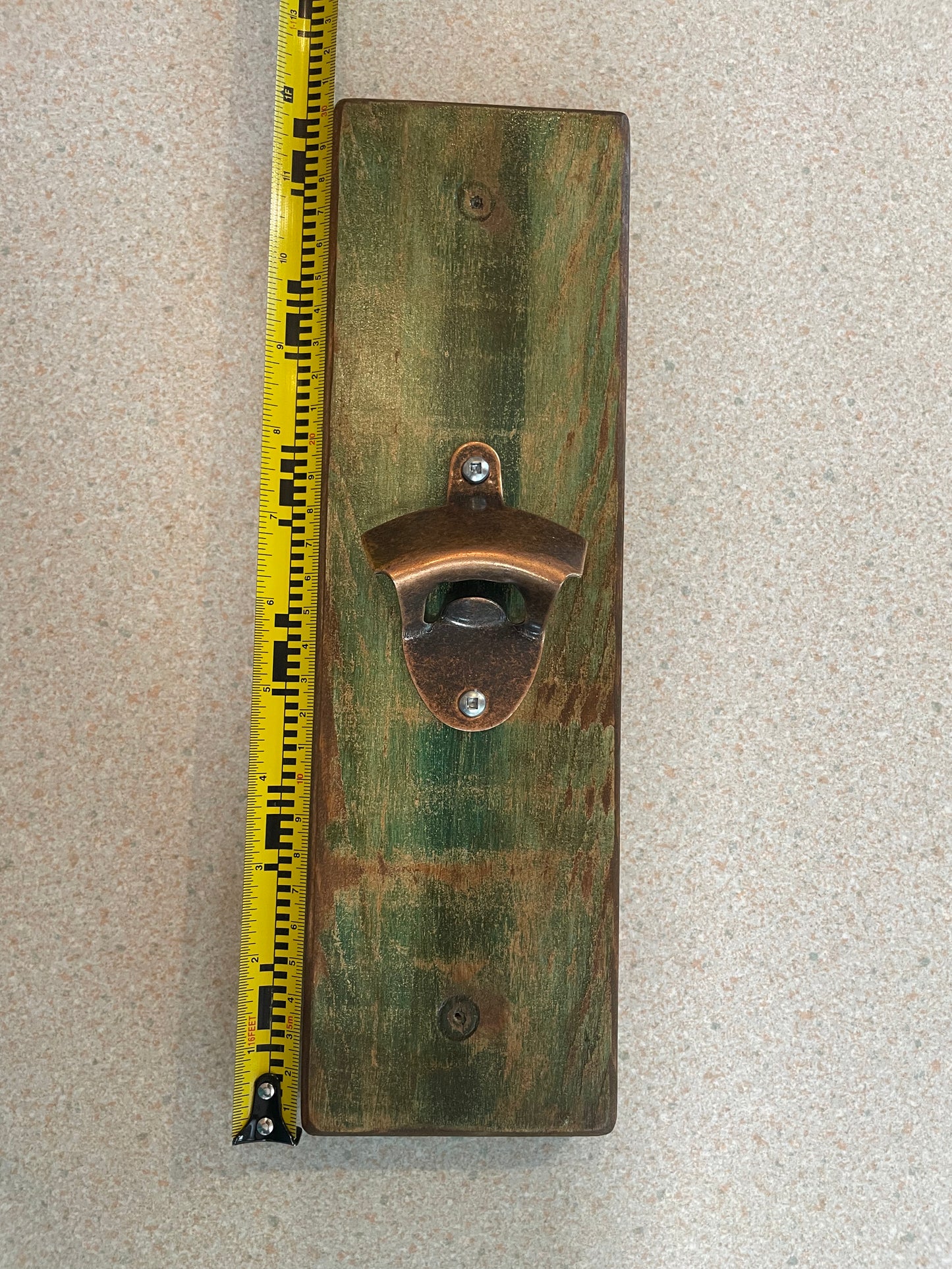 Bottle Opener - Pine Wood - Wall Mount