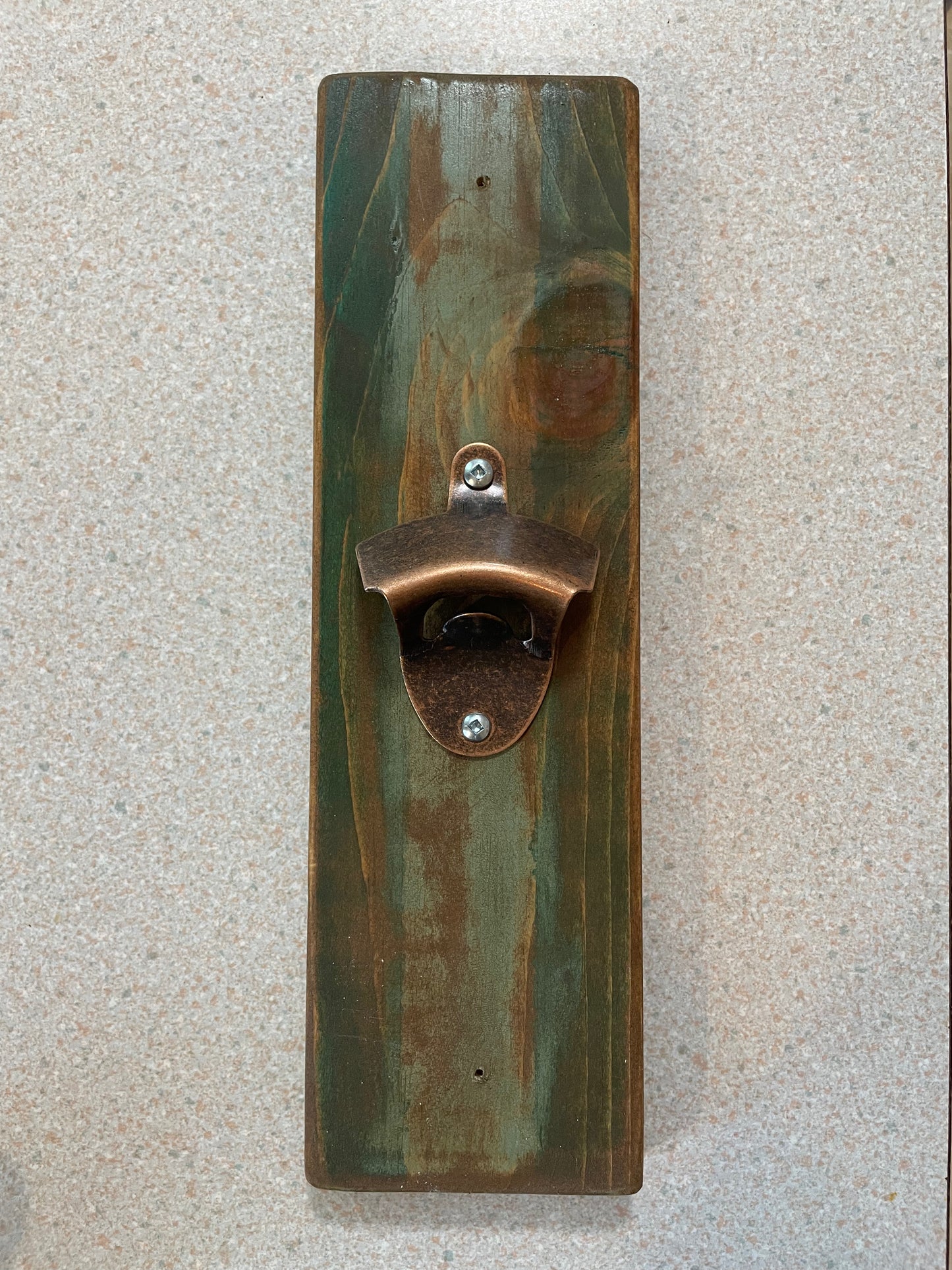 Bottle Opener - Pine Wood - For Wall Mounting