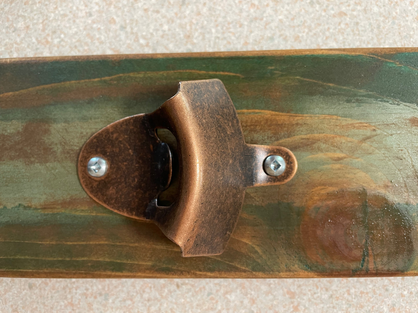 Bottle Opener - Pine Wood - For Wall Mounting