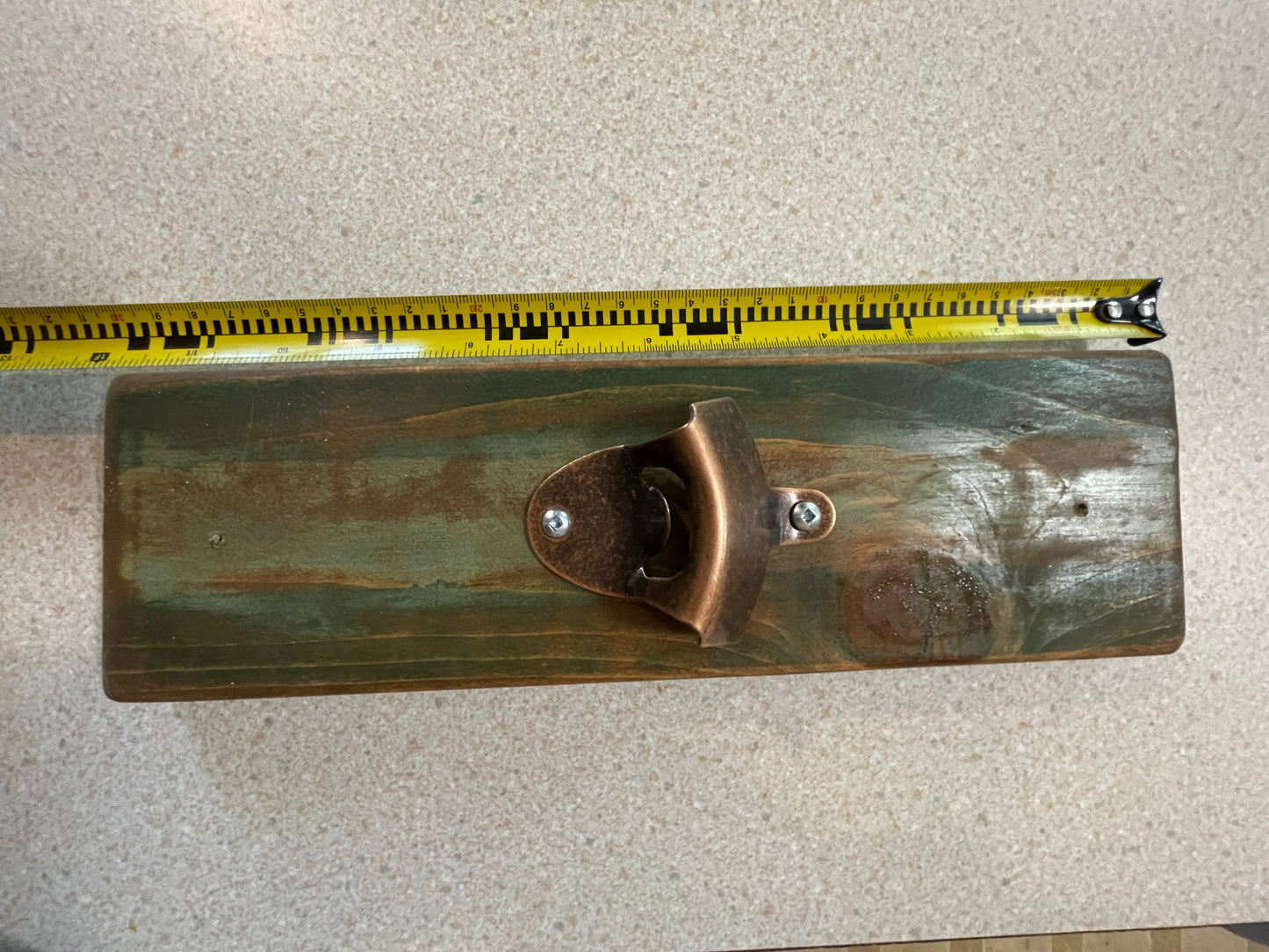 Bottle Opener - Pine Wood - For Wall Mounting