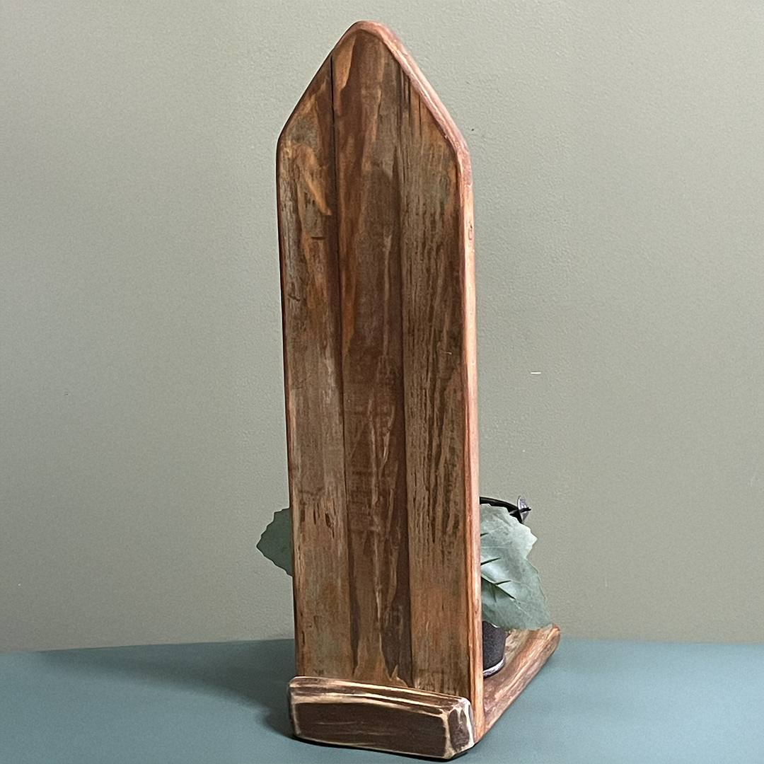 Bottle Opener - Handmade Rustic Pine Wooden w/ Cap Catch Bucket Cabin Bar Decor