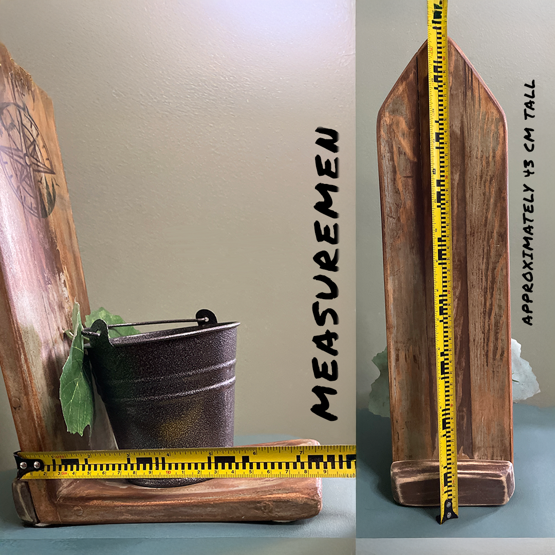 Bottle Opener - Handmade Rustic Pine Wooden w/ Cap Catch Bucket Cabin Bar Decor