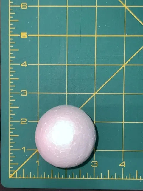 Box of 8 Various Sized Styrofoam Crafting Balls