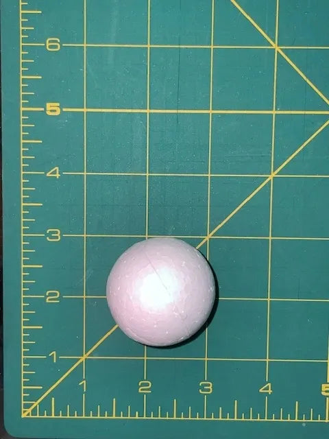 Box of 8 Various Sized Styrofoam Crafting Balls
