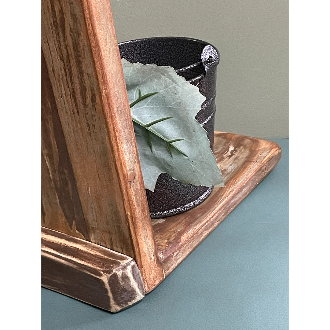 Bottle Opener - Handmade Rustic Pine Wooden w/ Cap Catch Bucket Cabin Bar Decor